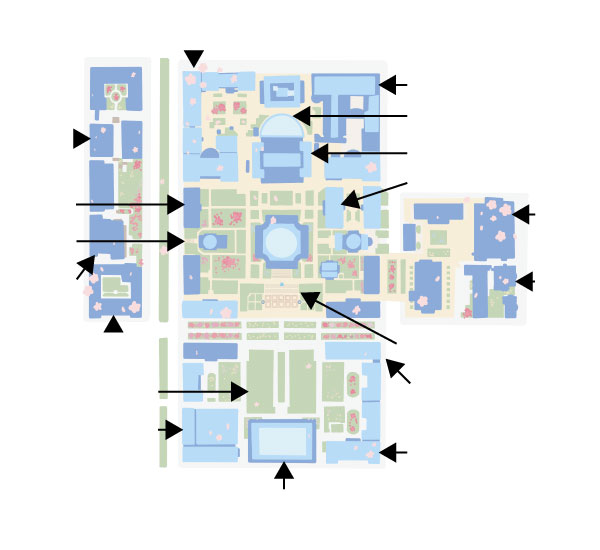 コロンビア大学 マップ　ヴィンテージ雑貨 Columbia Univ Maps and Directions - Update | Visitors Center